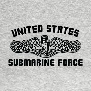 United States Submarine Force Blk T-Shirt